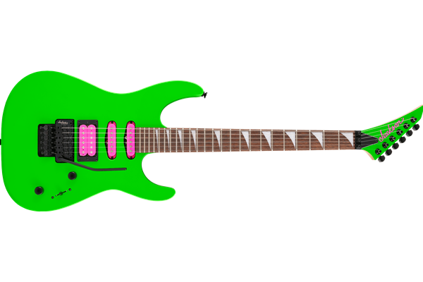 X Series Dinky® DK3XR HSS, Laurel Fingerboard, Neon Green