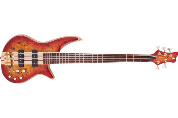 Pro Series Spectra Bass SBP V, Caramelized Jatoba Fingerboard, Transparent Cherry Burst