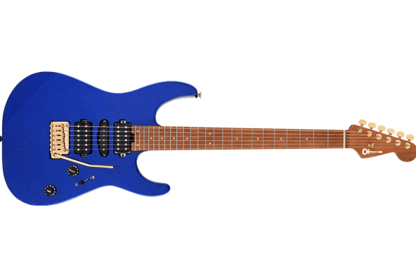 Pro-Mod DK24 HSH 2PT CM, Caramelized Maple Fingerboard, Mystic Blue