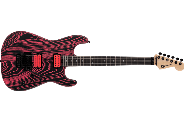 Pro-Mod San Dimas® Style 1 HH FR E Ash, Ebony Fingerboard, Neon Pink Ash