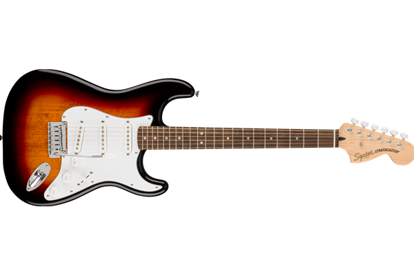Affinity Series™ Stratocaster®, Laurel Fingerboard, White Pickguard, 3-Color Sunburst
