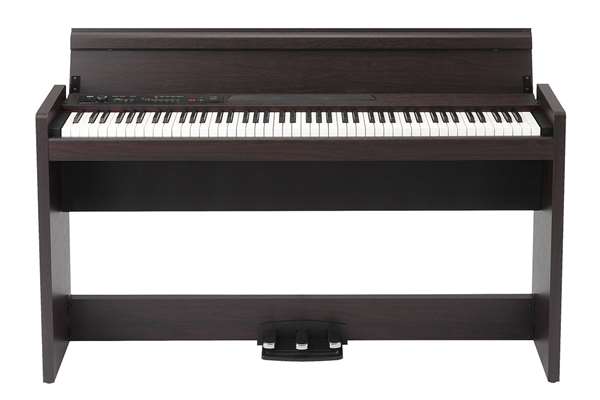 Korg 88-key Digital Home Piano With USB Port, Rosewood Grain Finish