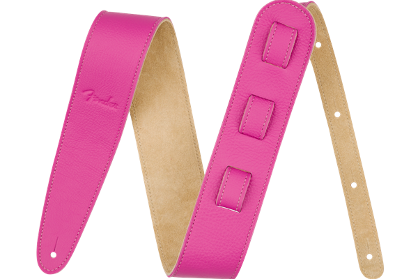 Fender Limited Leather Strap, Bubblegum