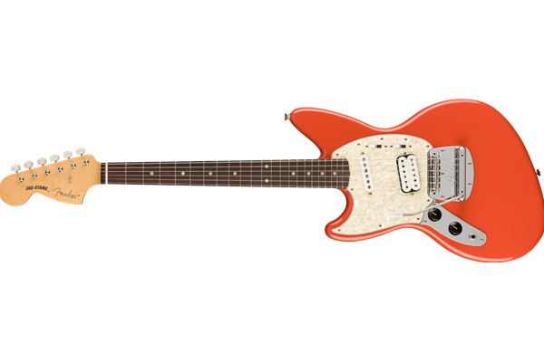 Kurt Cobain Jag-Stang® Left-Hand, Rosewood Fingerboard, Fiesta Red