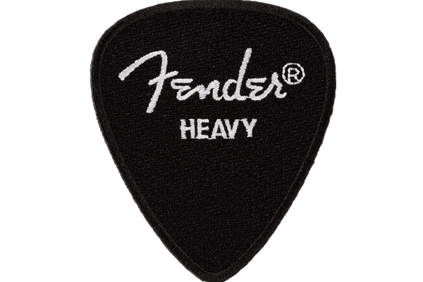 Fender™ Heavy Pick Patch, Black