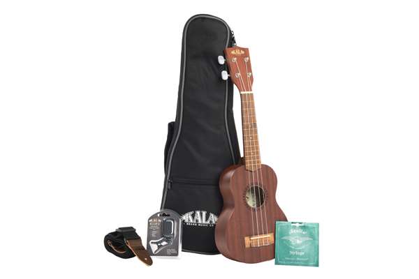 Kala Concert KA-15 Series Ukulele Bundle