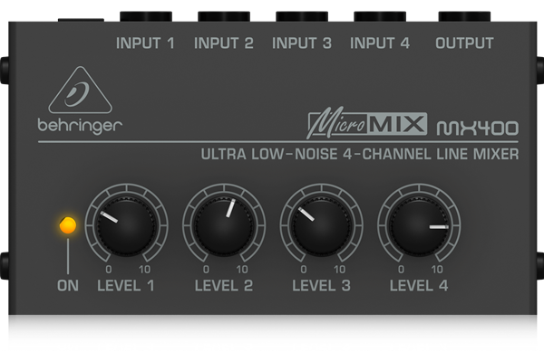 Ultra Low Noise 4 Channel Line Mixer