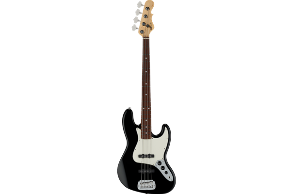Fullerton Deluxe JB, Jet Black, Chechen Fretboard