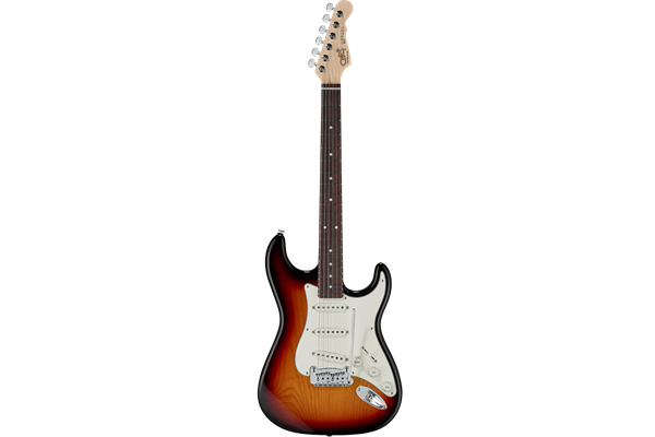 Fullerton Deluxe Legacy, 3-Tone Sunburst, Chechen Fretboard