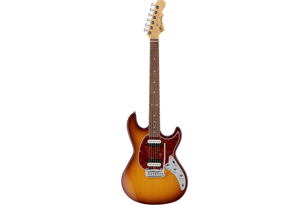 Fullerton Deluxe Skyhawk HH, Old School Burst, Chechen Fretboard