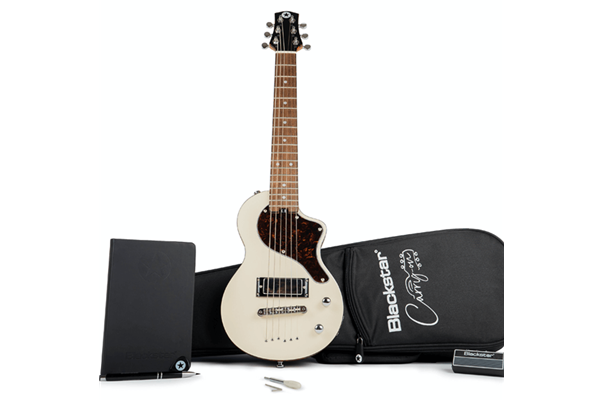 Blackstar Carry On Guitar, Standard Travel Pack, White