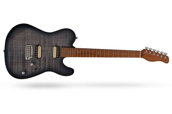 Sire Larry Carlton T7 Flame Maple, Trans Black