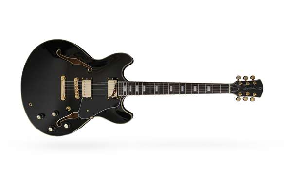 Larry Carlton Semi Hollow Electric H7 Black