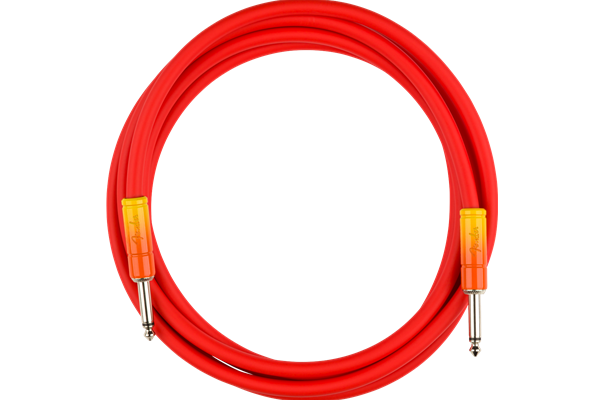 Ombré Instrument Cable, Straight/Straight, 10', Tequila Sunrise