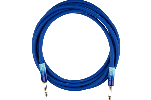 Ombré Instrument Cable, Straight/Straight, 10', Belair Blue