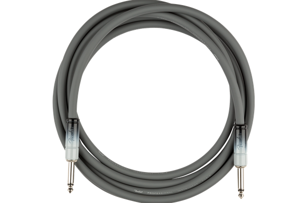 Ombré Instrument Cable, Straight/Straight, 10', Silver Smoke