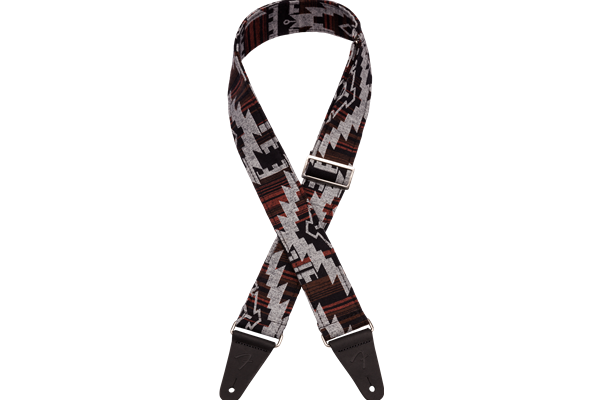 Zion Strap, Black Aztec, 2"