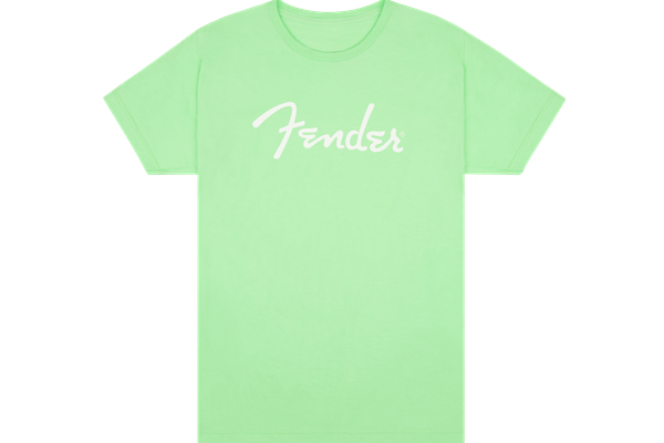 Fender® Spaghetti Logo T-Shirt, Surf Green, S