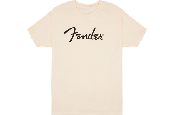 Fender® Spaghetti Logo T-Shirt, Olympic White, S