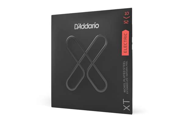D'Addario XT Electric Guitar Strings - Light Top / Heavy Bottom 10-52