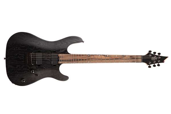KX Series Mahogany Electric Guitar, Etched Black