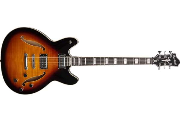 Viking Deluxe baritone guitartabacco sunburst