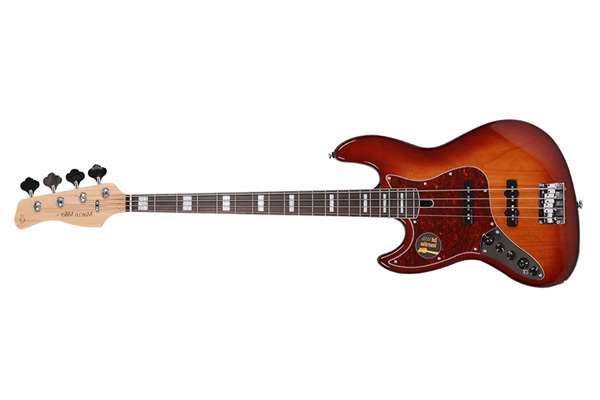 Marcus Miller V7 Alder, 4 String, Left Handed, 2nd Generation, Tobacco Sunburst