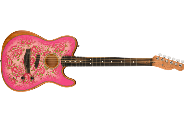 FSR American Acoustasonic® Telecaster®, Pink Paisley