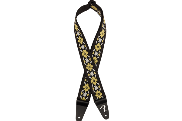 Pasadena Woven Strap, Yellow Clover, 2"