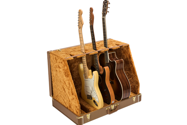 Fender® Classic Series Case Stand - 5 Guitar, Brown