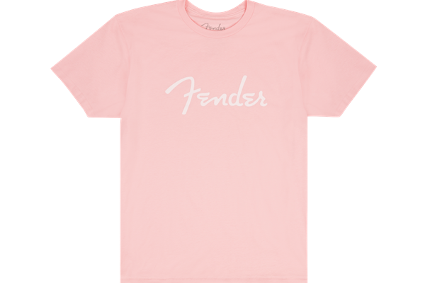 Fender® Spaghetti Logo T-Shirt, Shell Pink, S