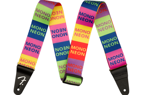 MonoNeon Logo Strap, Multi-Color, 2"