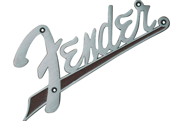 Fender® Flat '63 Amplifier Logo, Brown