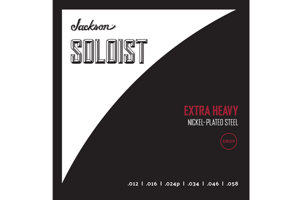 Jackson® Soloist™ Strings, Drop Extra Heavy .012-.058