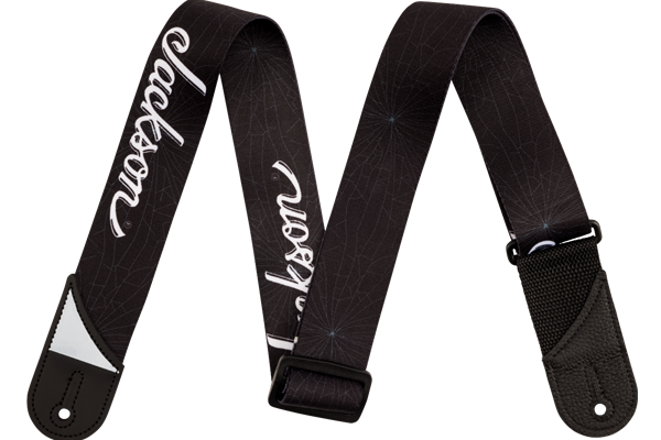 Jackson® White Logo Strap, Black, 2"