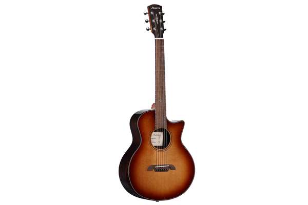 Alvarez Little Jumbo travel guitar in Shadowburst Gloss with cutaway and LR