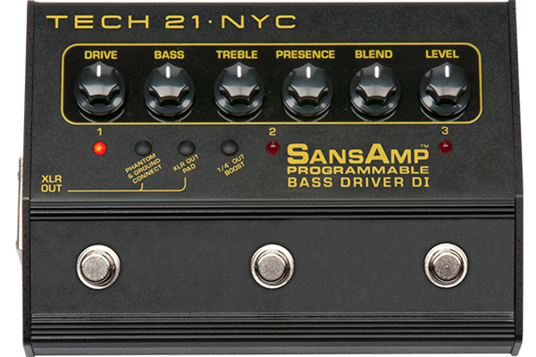 SansAmp 3 Channel Programmable Bass Driver DI