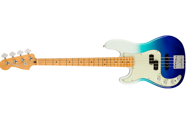 Player Plus Precision Bass®, Left-Hand, Maple Fingerboard, Belair Blue