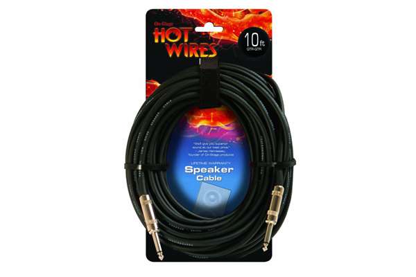 On-Stage Speaker Cable, 10' (1/4-1/4)