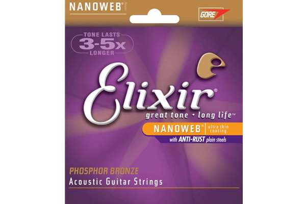 Extra Light Acoustic Phosphor Bronze With Nanoweb Coating ( .010 - .047)